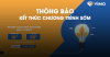 Thông báo kết thúc CTKM “Hoàn tiền 10% khi thanh toán hoá đơn điện qua ví Vimo