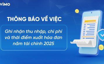 THÔNG BÁO VỀ VIỆC GHI NHẬN DOANH THU, CHI PHÍ VÀ THỜI ĐIỂM XUẤT HÓA ĐƠN NĂM TÀI CHÍNH 2025