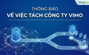 Thông báo về việc tách công ty VIMO